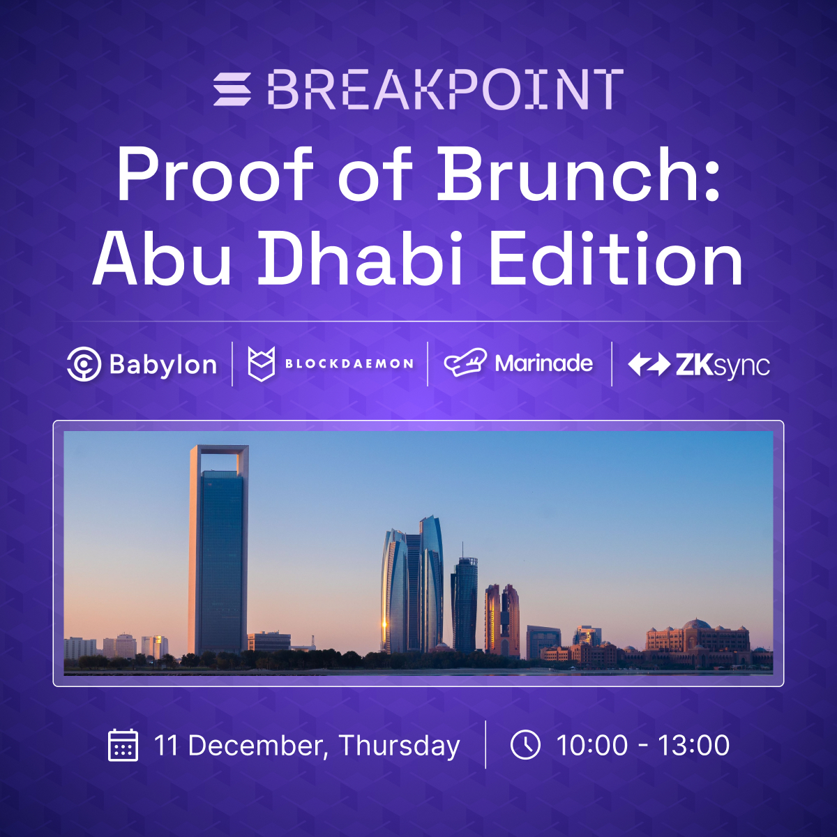 Proof of Brunch: Abu Dhabi Edition