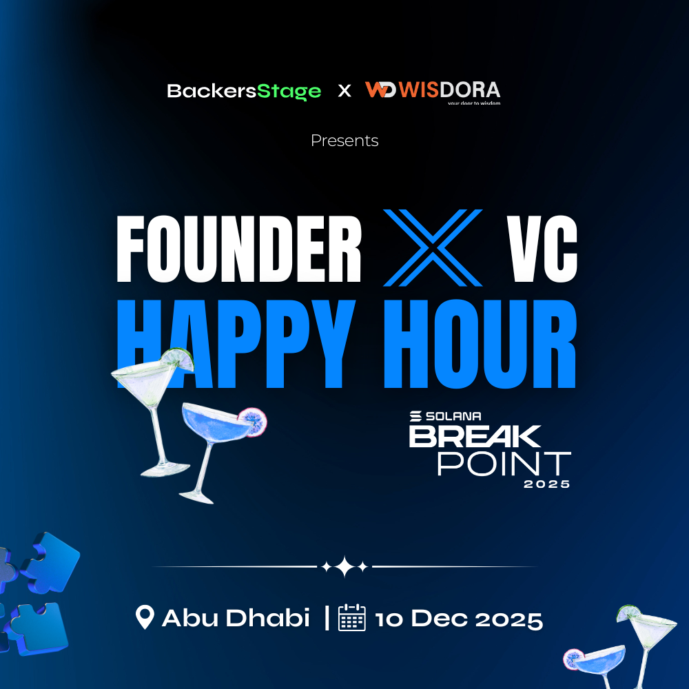 Founder × VC Happy Hour @ Solana Breakpoint Week 🇦🇪