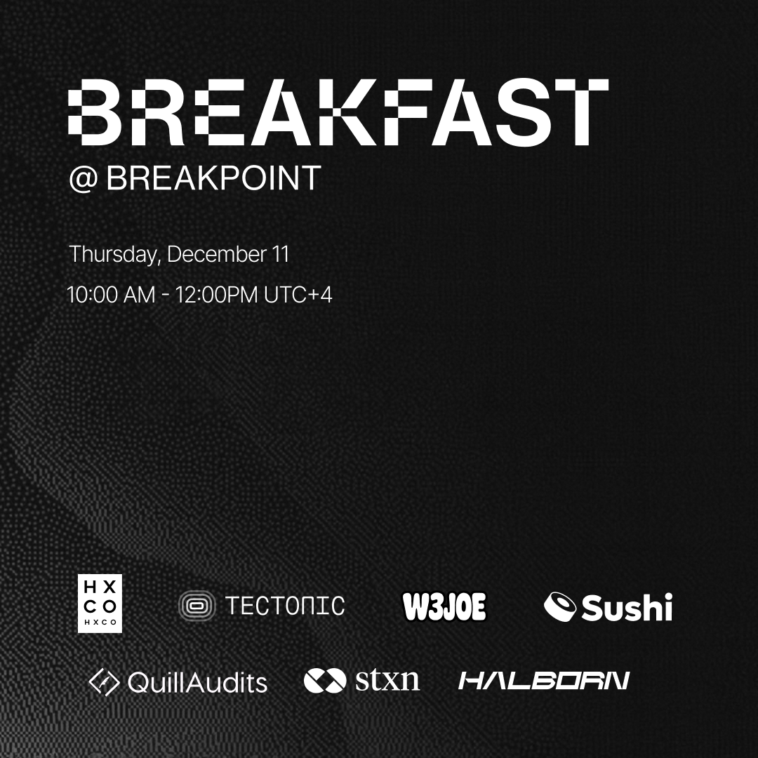Bfst at Breakpoint with Tectonic, STXN, Sushi, W3JOE, Halborn