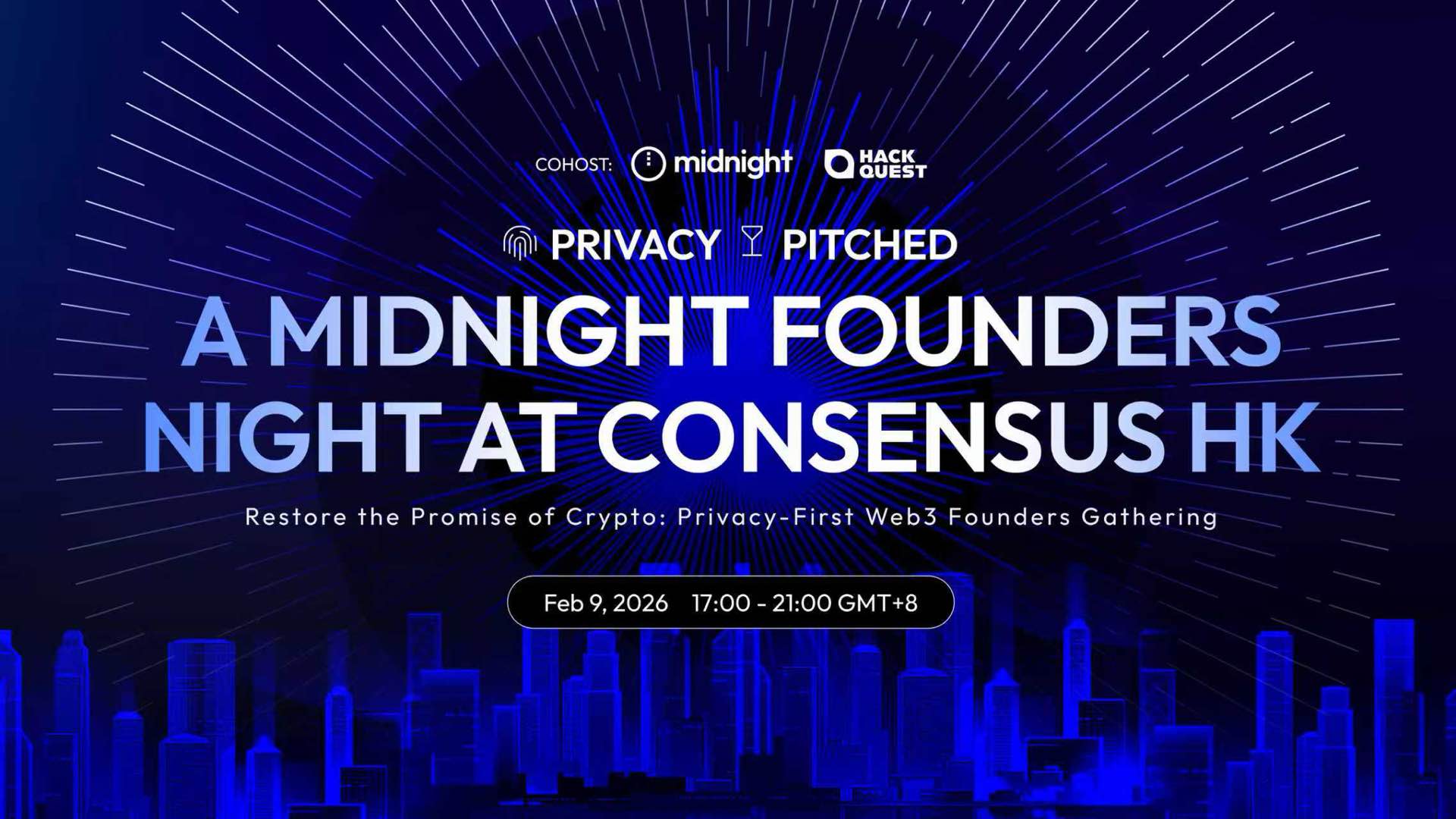 Privacy, Pitched: A Midnight Founders Night at Consensus HK