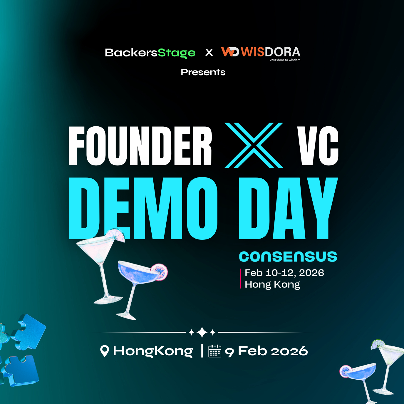 Demo Day Founder X VC Edition @ Consensus 2026 🇭🇰