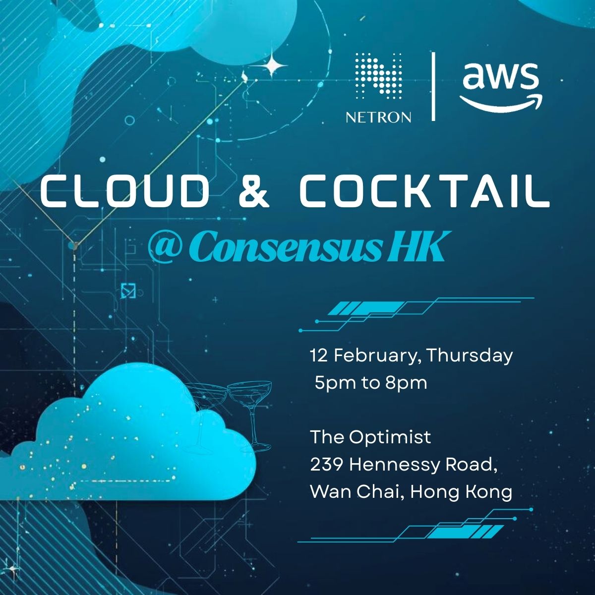 Cloud & Cocktail @ Consensus HK