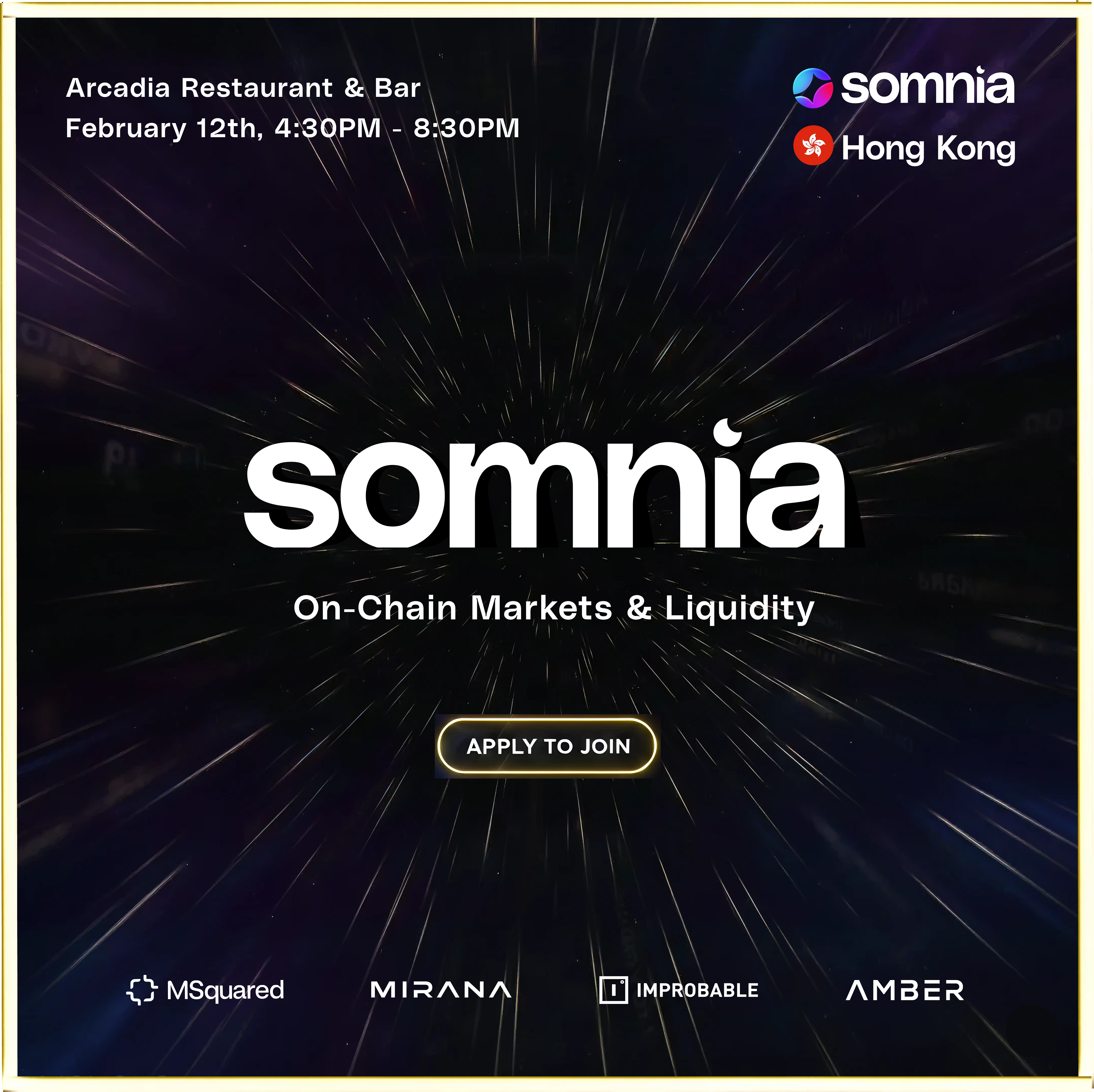 Somnia - On-Chain Markets & Liquidity  ✨