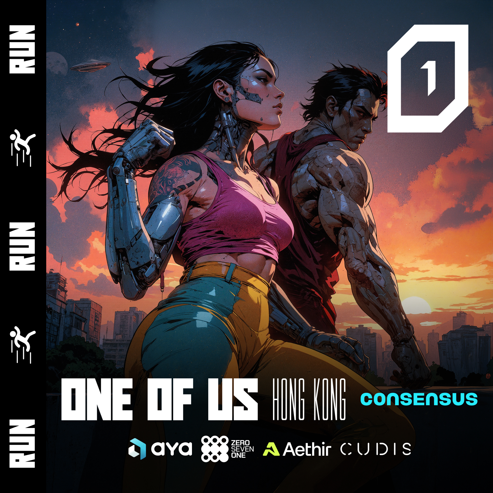ONE OF US Run & Coffee // Aya, 071Labs, Cudis & Aethir