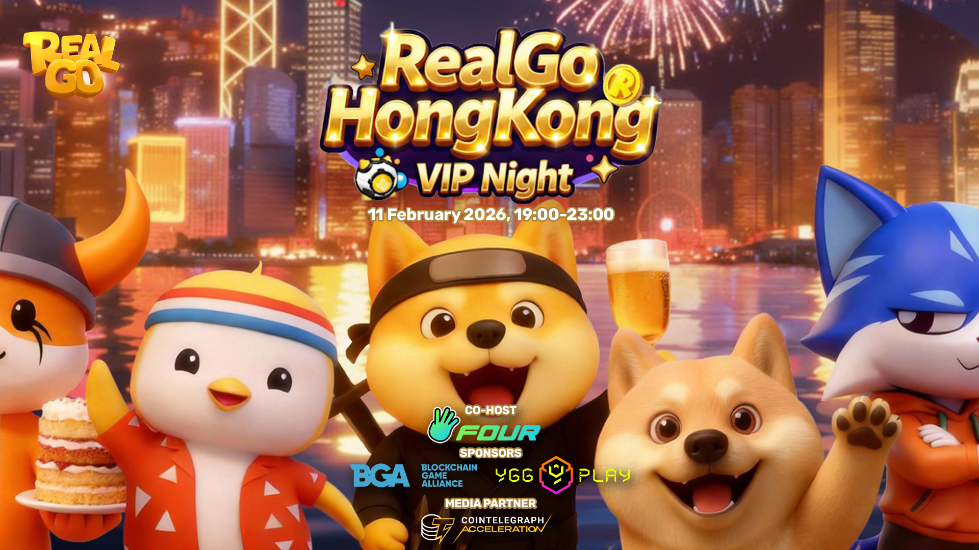 RealGo VIP Party ft Pengu HK & Four.Meme: The Meme Universe Comes to Hong Kong!