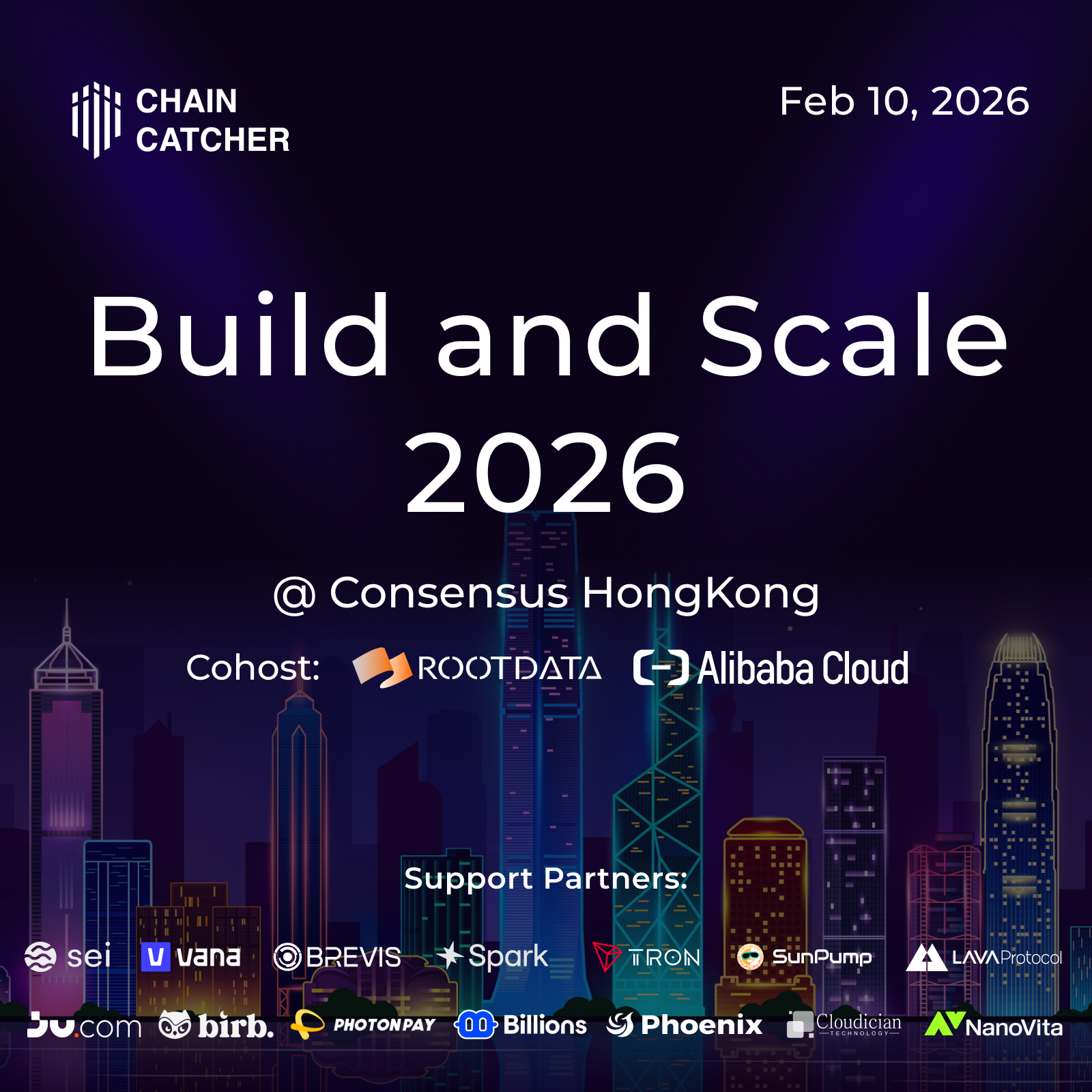 Build and Scale in 2026 @ Consensus HK