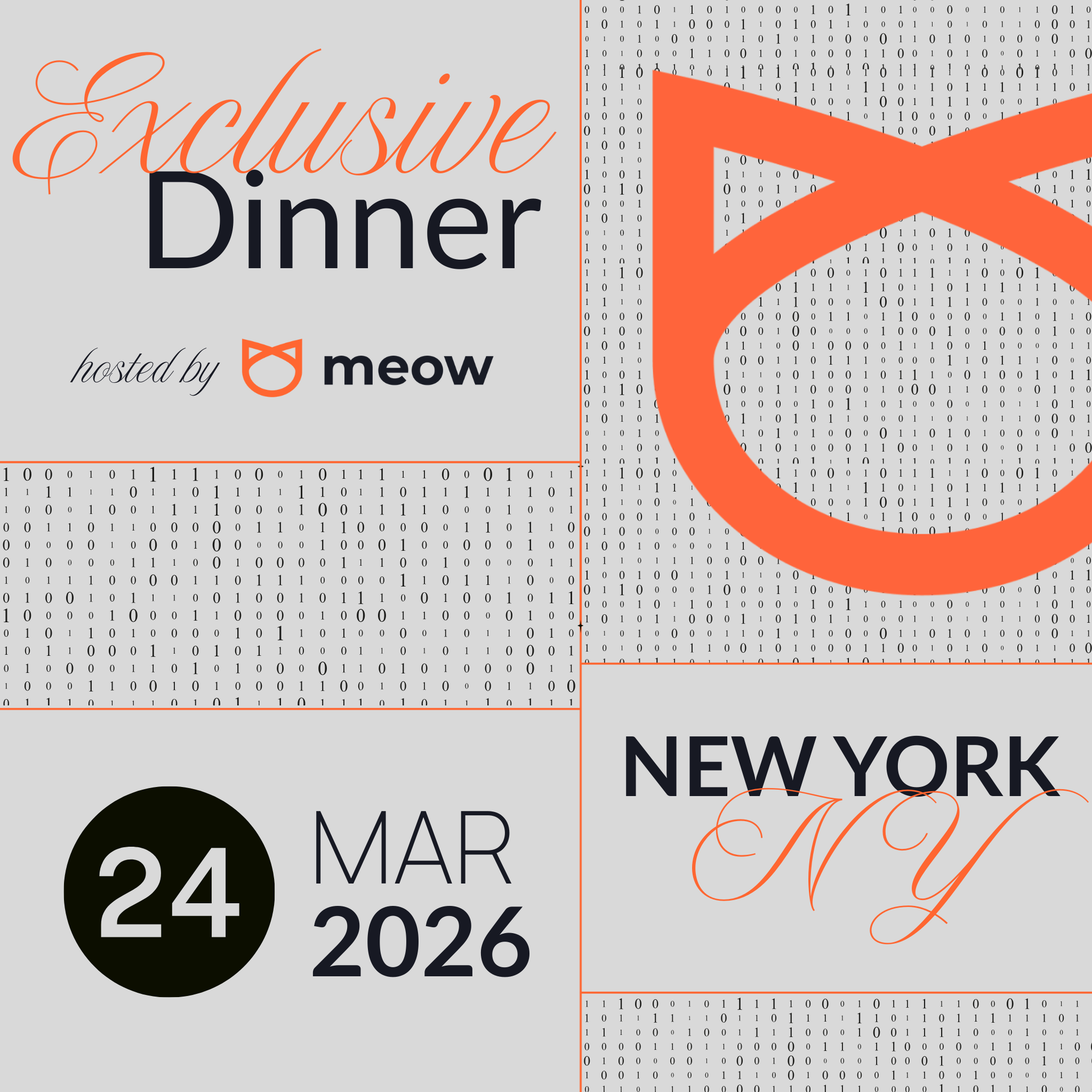 Meow Founders Dinner — DAS 2026