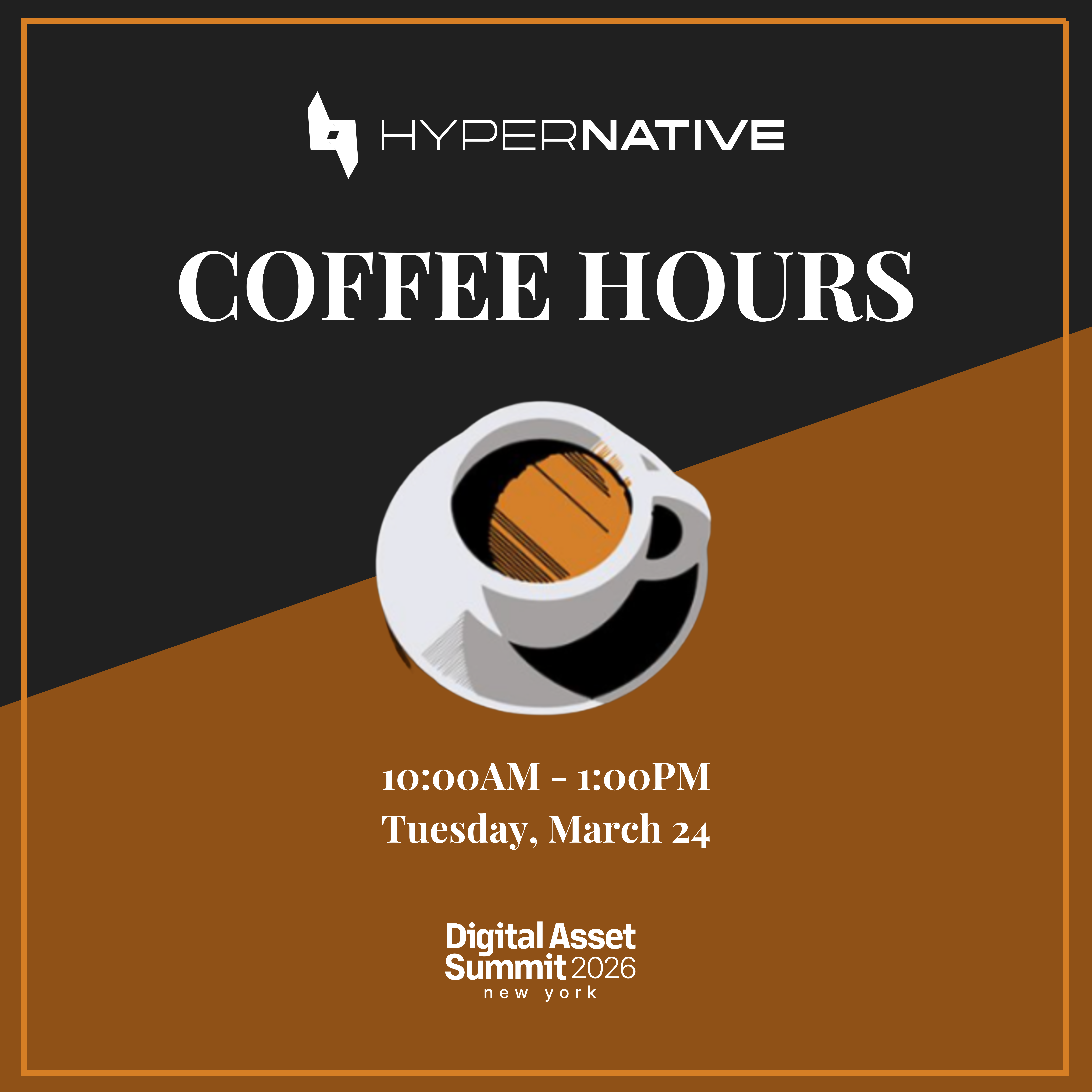 Hypernative Coffee Hours - Tuesday
