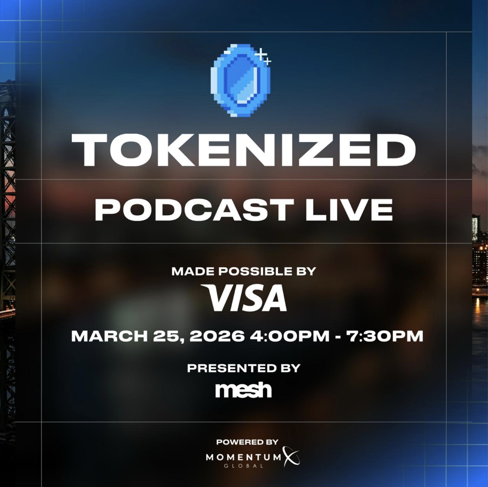 Tokenized Live - NYC - 25 March 2026