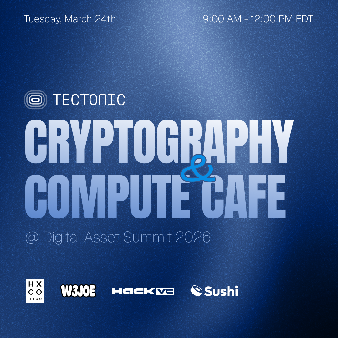 Cryptography & Compute Cafe @ DAS 2026