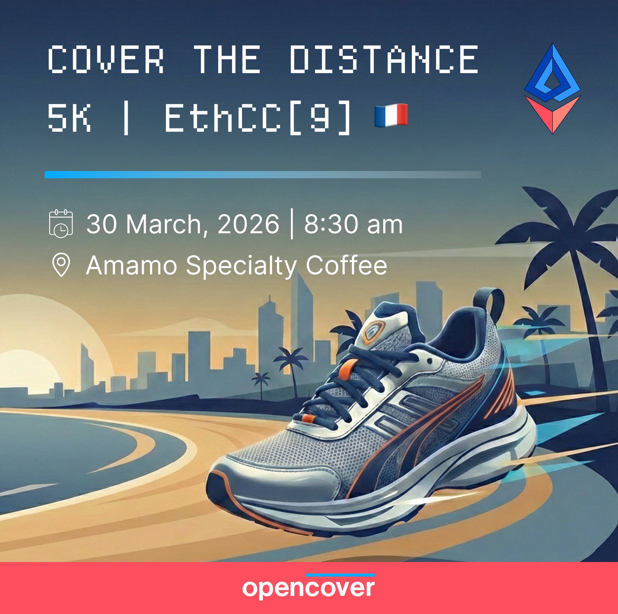 Cover the Distance 5K | EthCC Cannes 🇫🇷