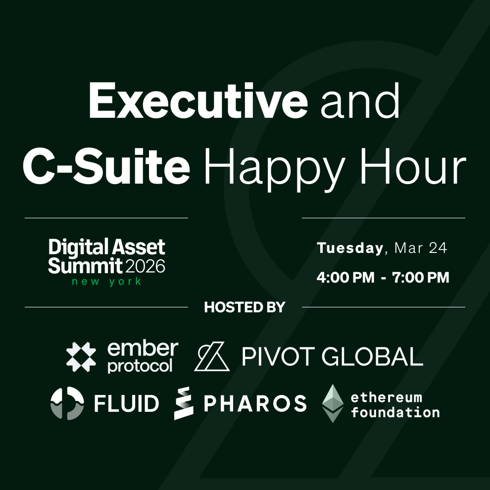 Executive and C-Suite Happy Hour at the Digital Assets Summit