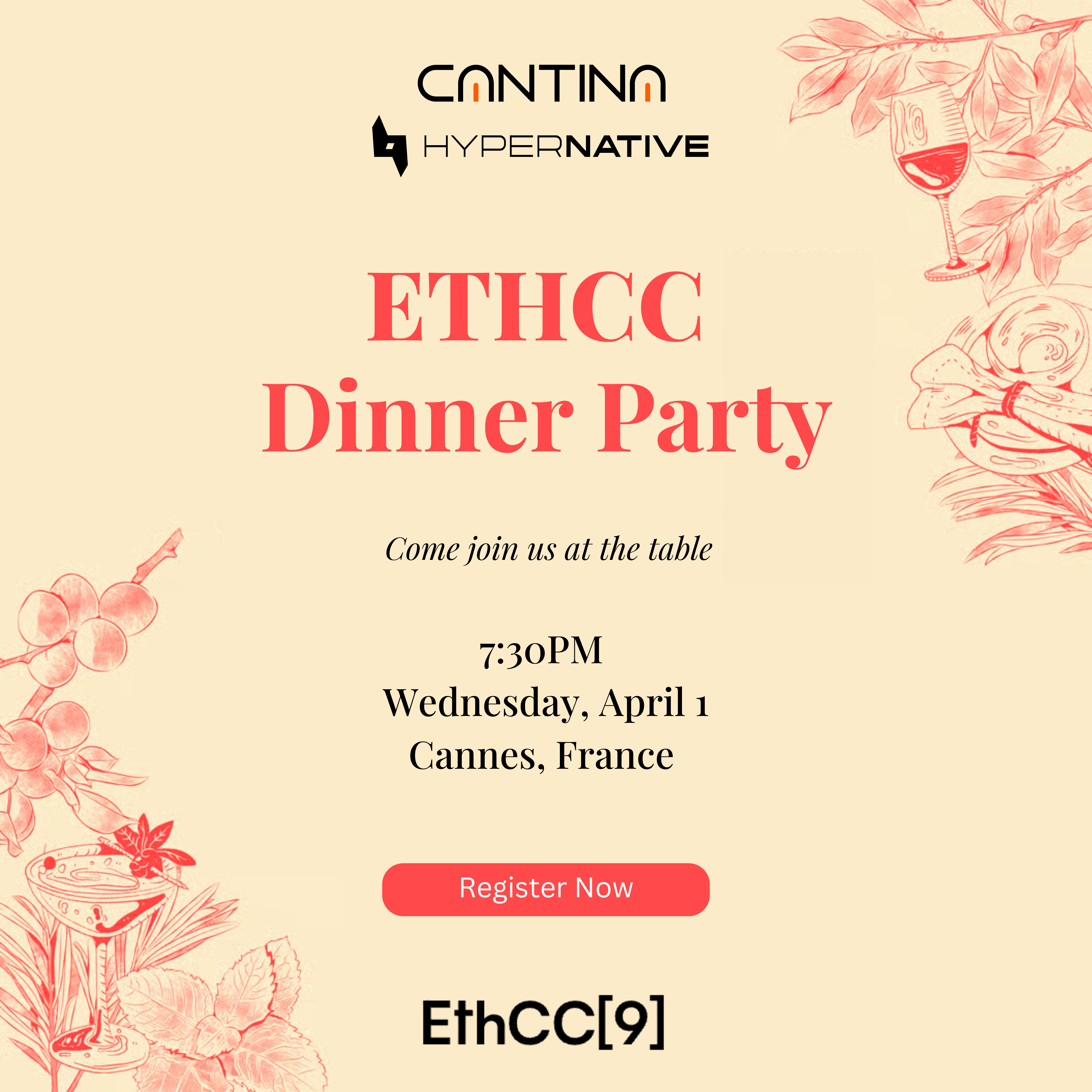 Cantina x Hypernative Dinner Party