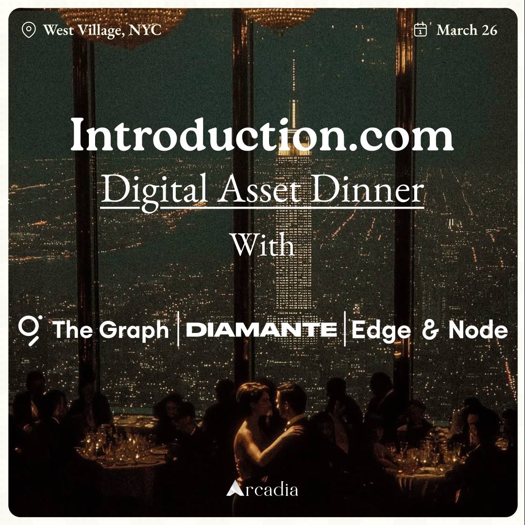 VIP Only: Institutions & Introductions with The Graph, Edge & Node, & Diamante