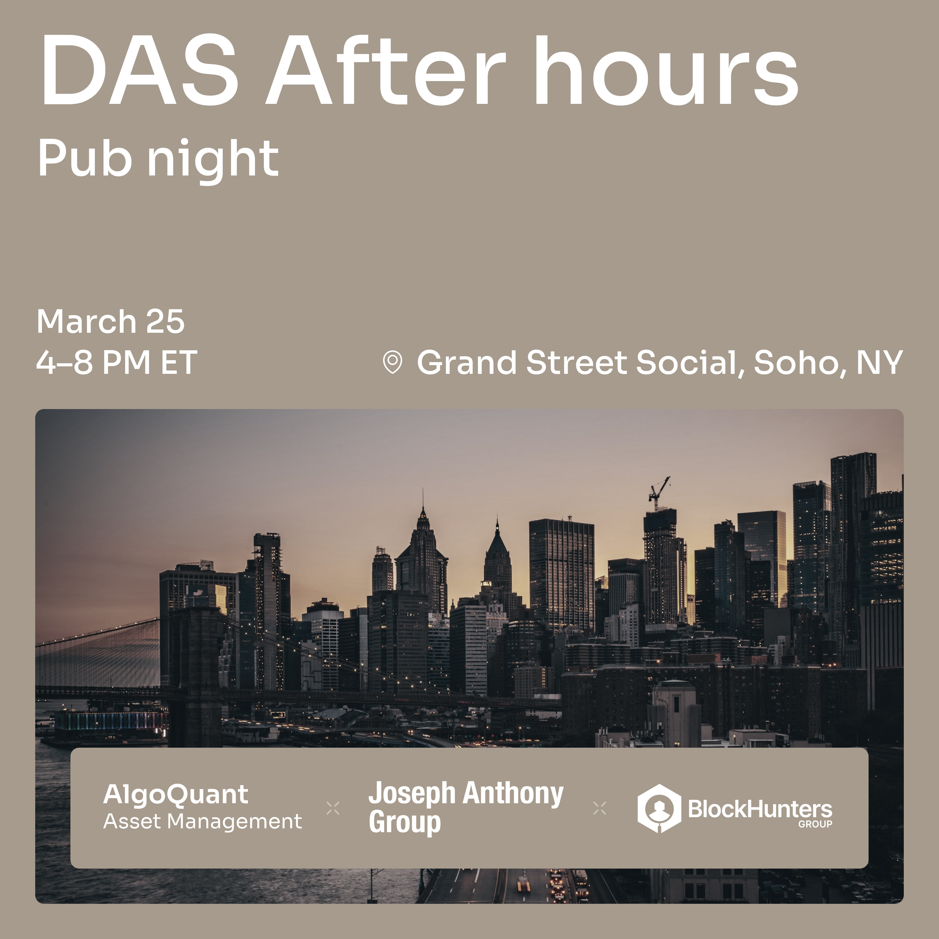 DAS After hours: Pub Night