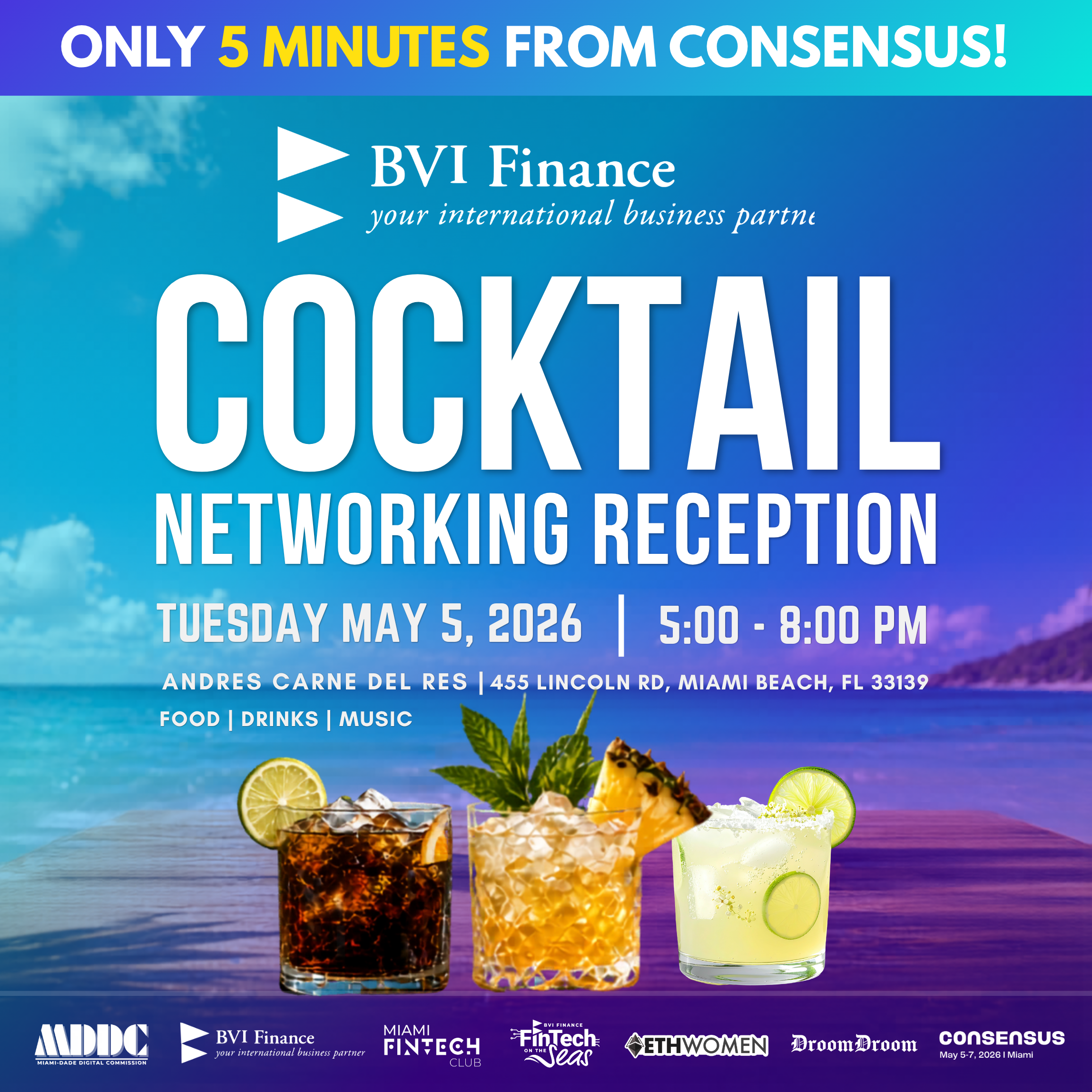 BVI Finance Cocktail Networking Reception