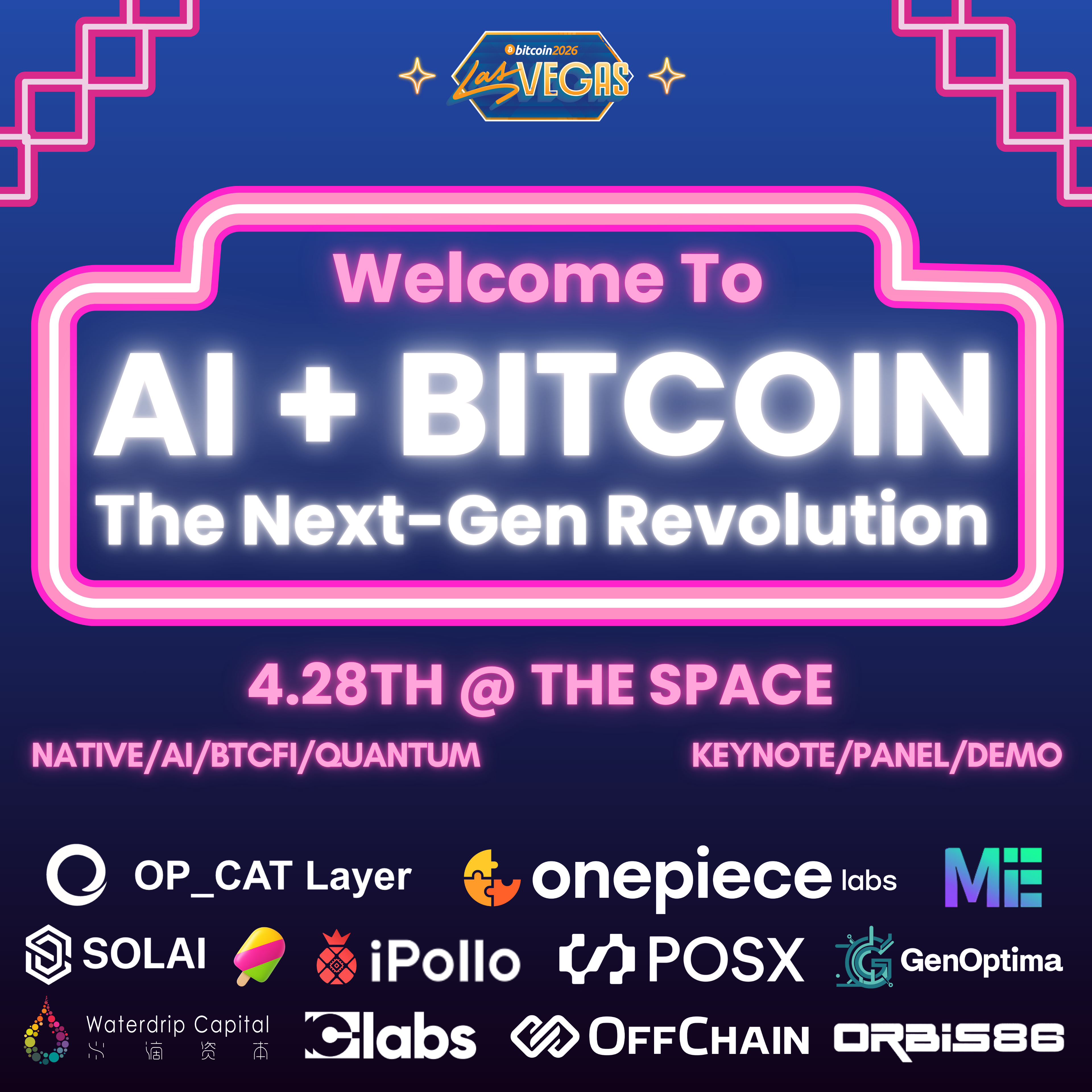 AI + Bitcoin, the Next-Gen Revolution - BTC Vegas Side Event
