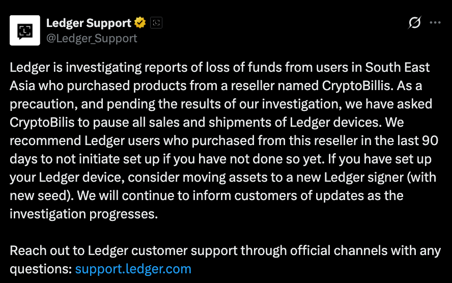 Beosin追踪Ledger供应链攻击:约4300万美元被盗资金流向曝光 3